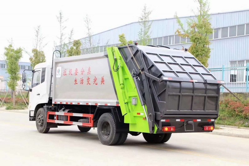 東風天錦10-14方壓縮式垃圾車